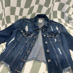 Cello distressed denim jacket